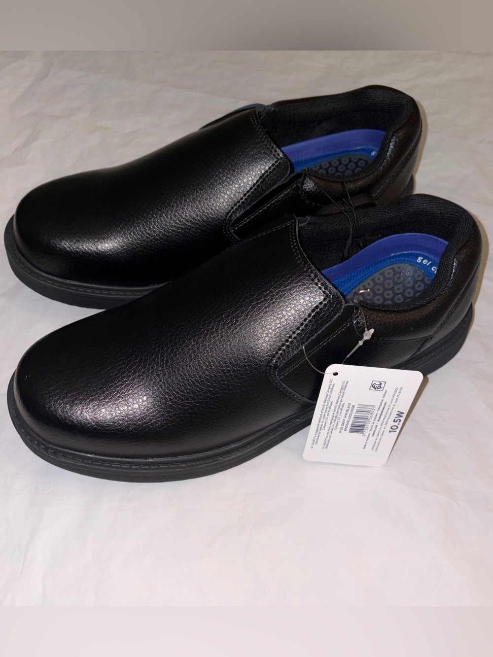 Dr Scholls Griff Slip and Oil Resistant Work Shoes Black Wide Mens 10.5 W NWT